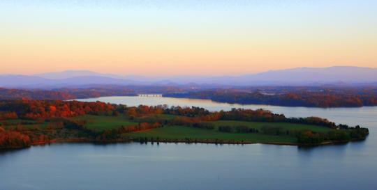 Rarity Bay Tennessee Gated Community Aerial