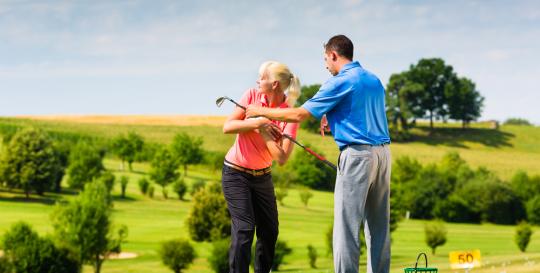 Res Golfer Driving Range
