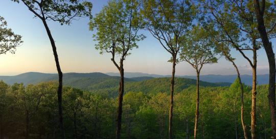 Big Canoe long range mountain views