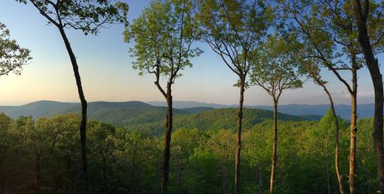 Big Canoe long range mountain views 