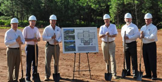 The Reserve fitness center ground breaking