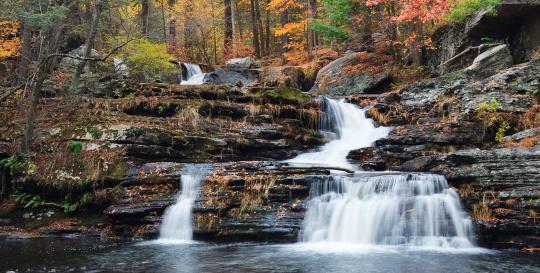 The Coves waterfall