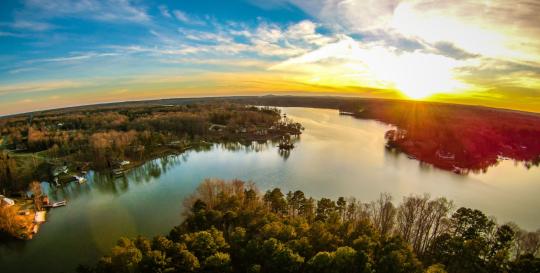 Aerial Lake View